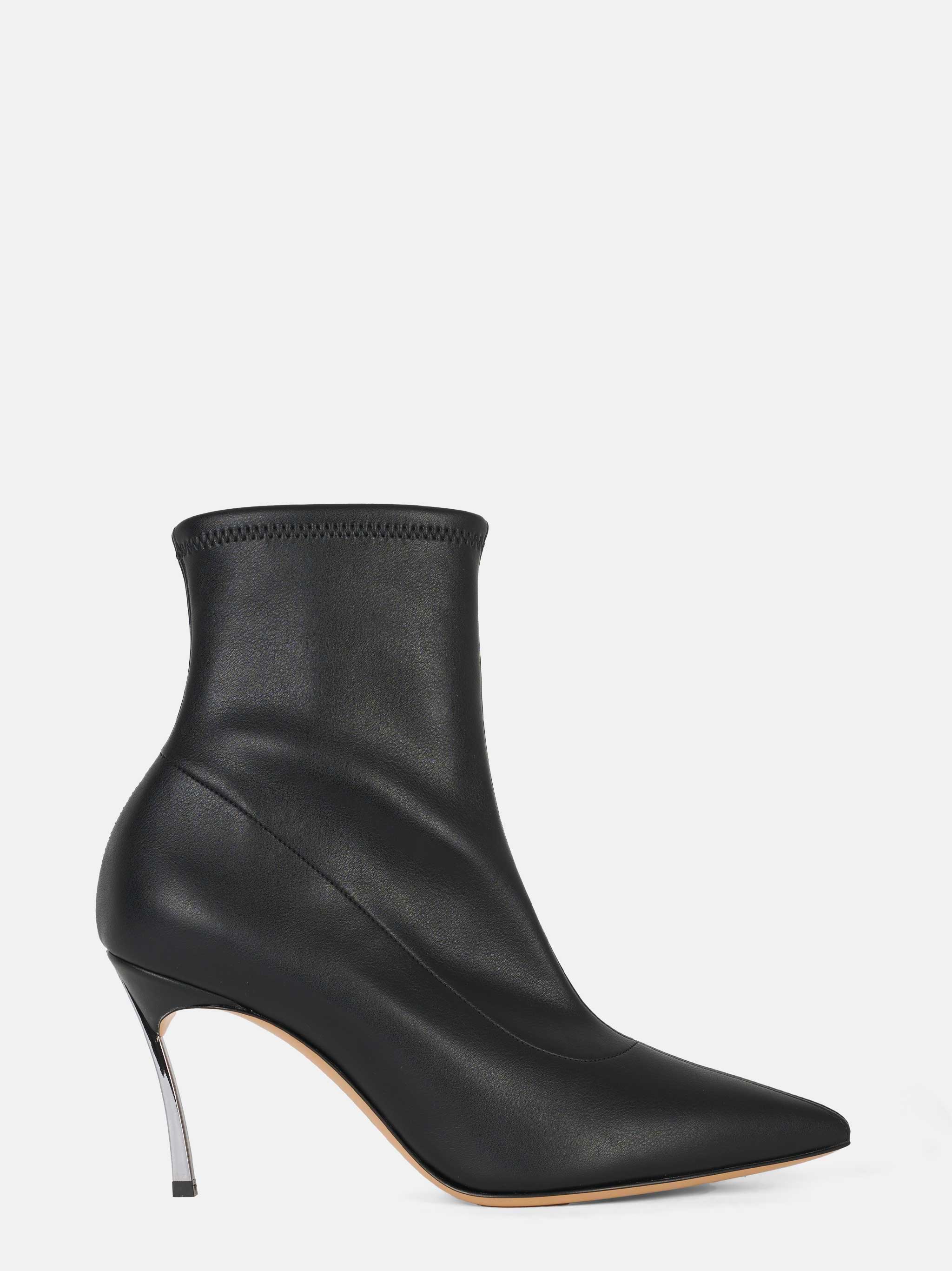 Blade Ankle Boots in nappa stretch Nero