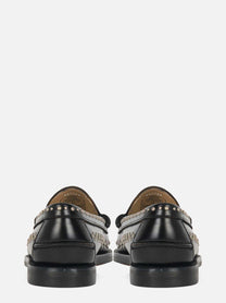 Mocassino Dan Studs in pelle Nero