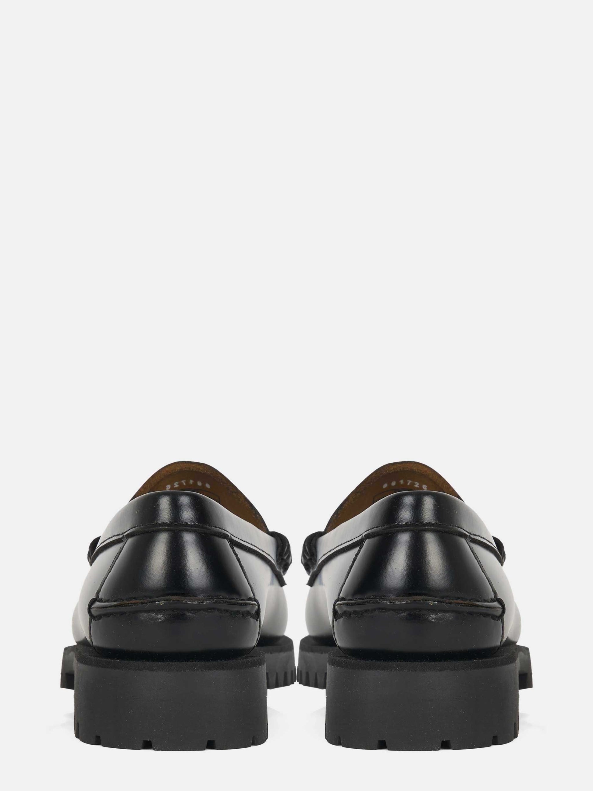 Mocassino Dan Lug in pelle Nero