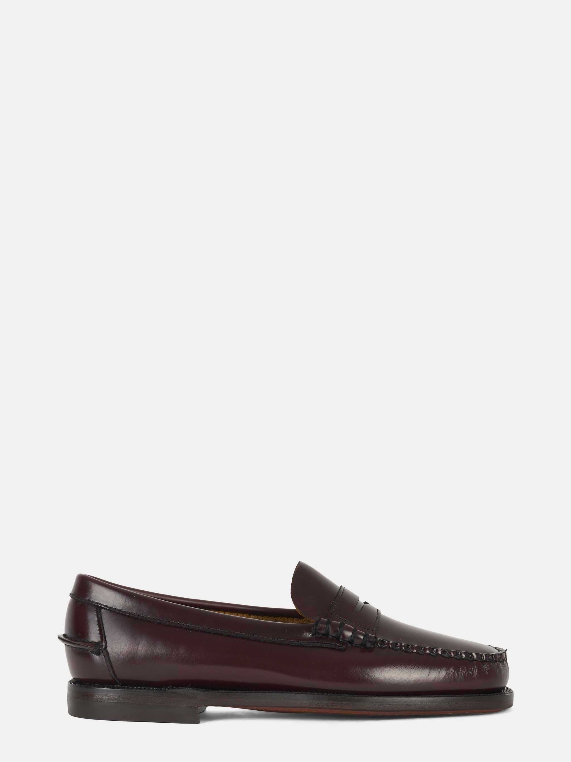 Mocassino Classic Dan Woman in pelle Bordeaux