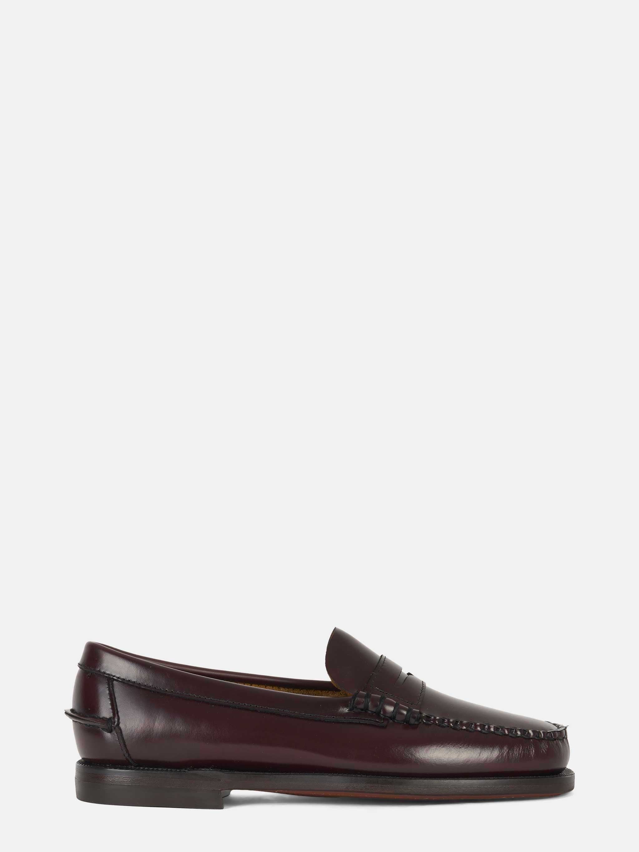 Mocassino Classic Dan Woman in pelle Bordeaux