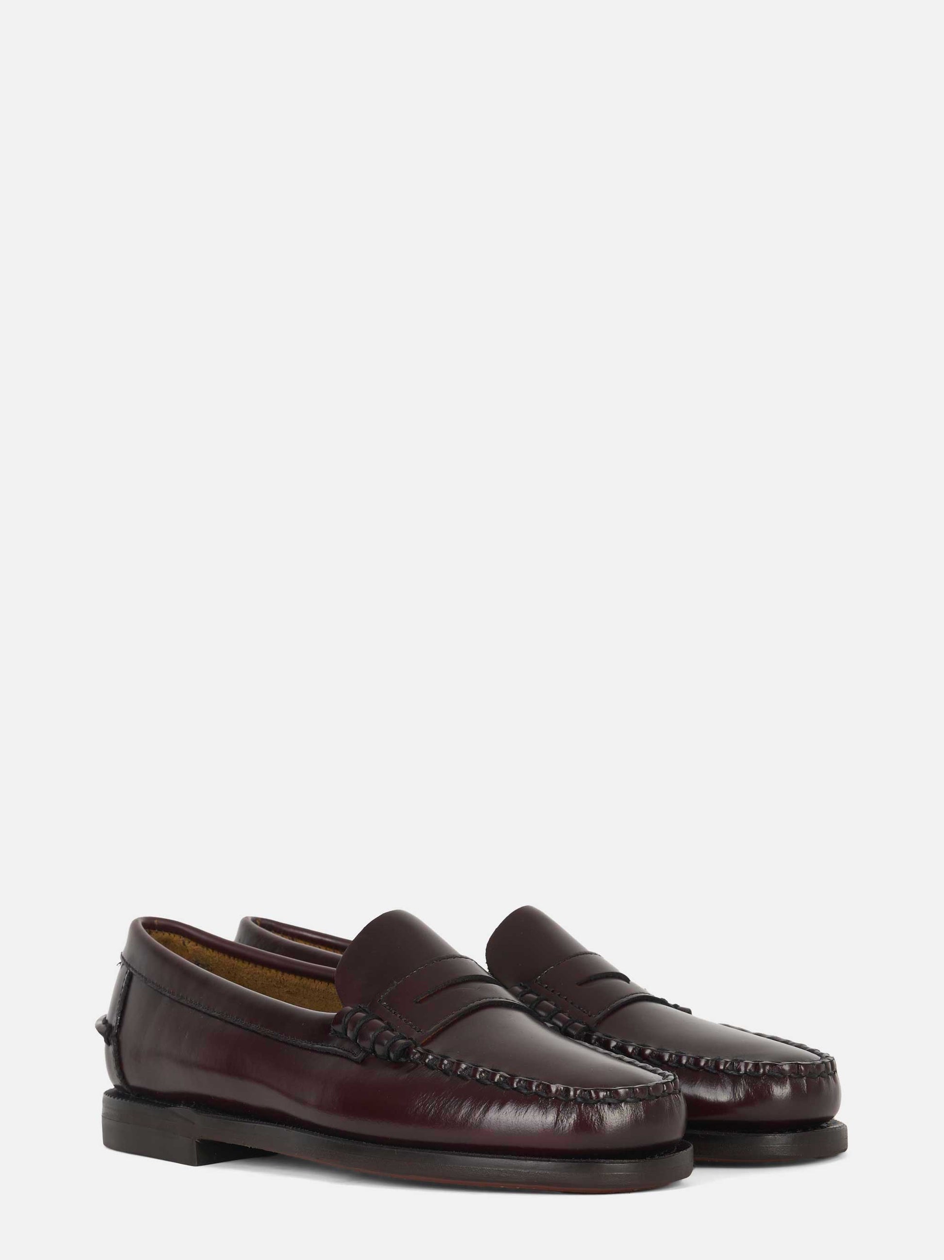 Mocassino Classic Dan Woman in pelle Bordeaux