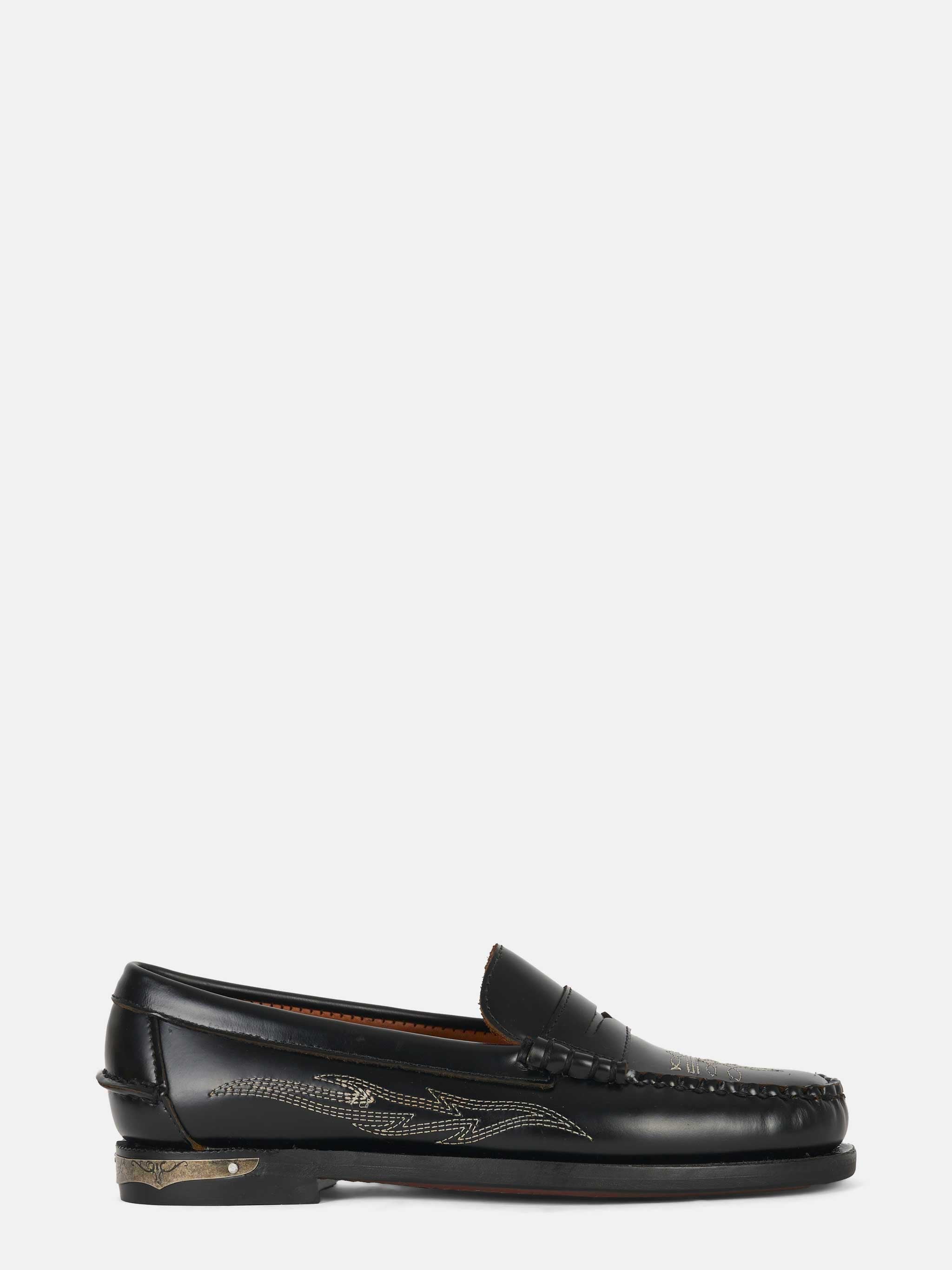 Mocassino Dan El Paso Woman in pelle Nero