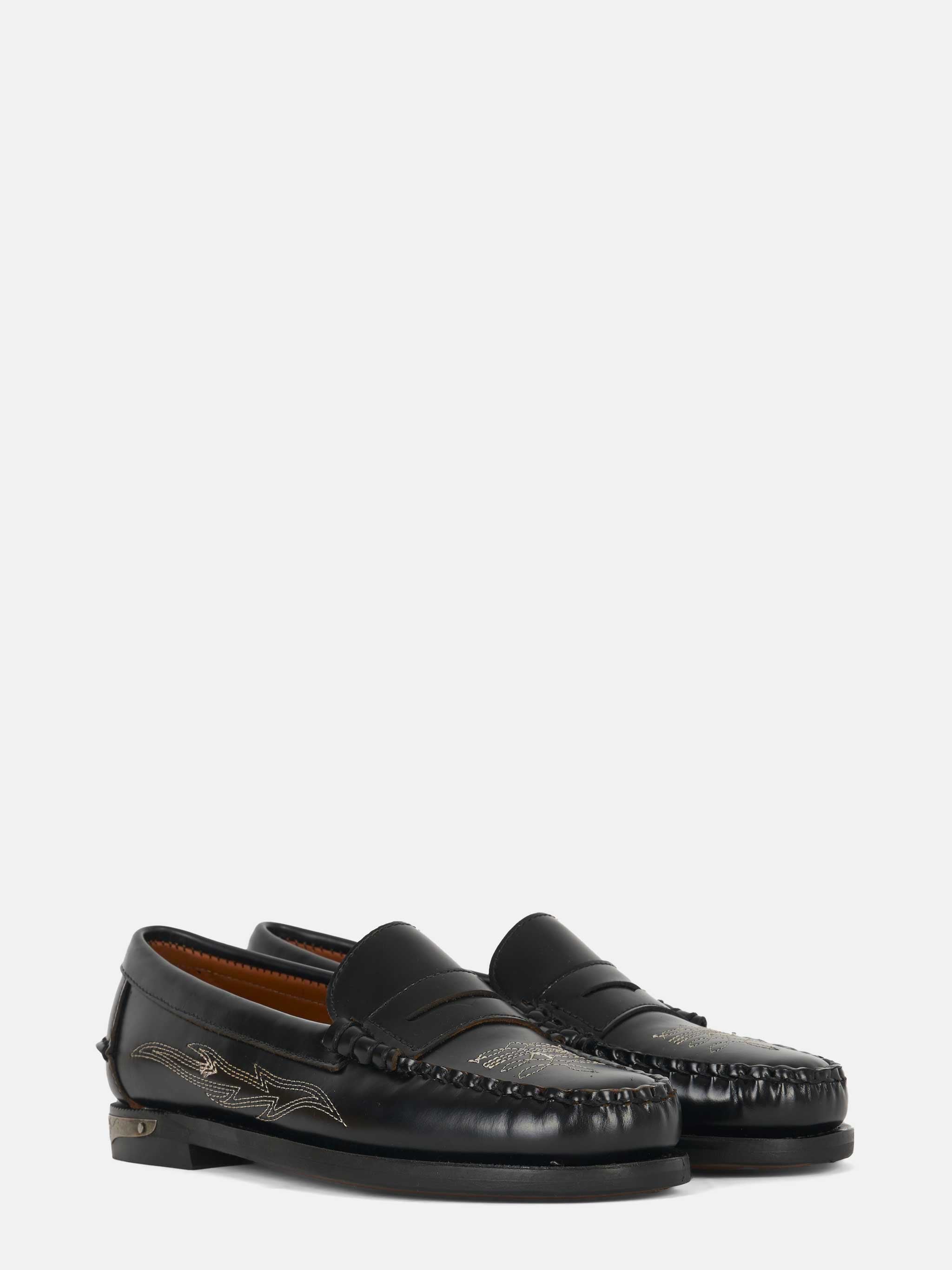 Mocassino Dan El Paso Woman in pelle Nero