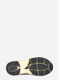 SNEAKERS HYPERWAY IN MESH E SUEDE BIANCO E ARGENTO