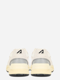 SNEAKERS HYPERWAY IN MESH E SUEDE BIANCO E ARGENTO