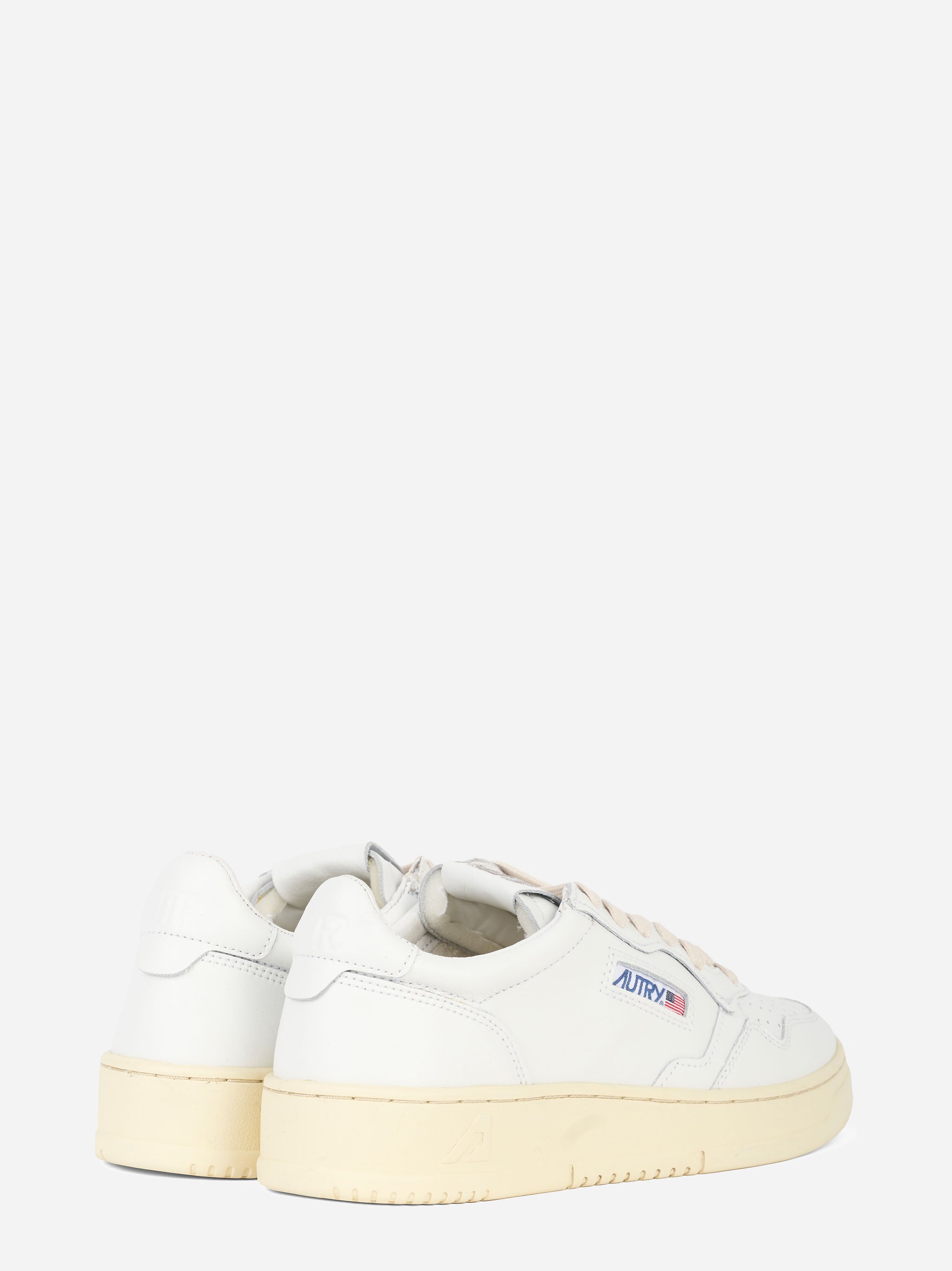 SNEAKERS MEDALIST LOW IN PELLE BIANCA