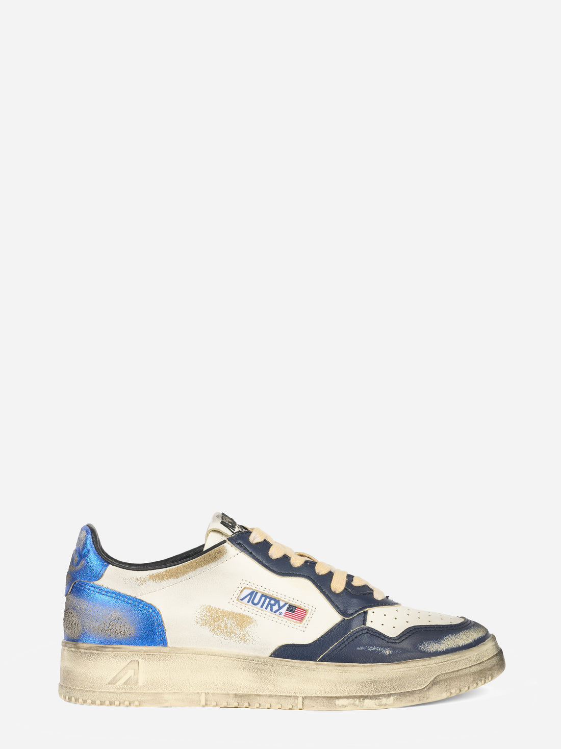 SNEAKERS MEDALIST LOW SUPER VINTAGE COLORE BIANCO e blu