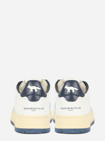 SNEAKERS MEDALIST LOW &#39;MAISON KITSUNÉ&#39; IN PELLE BIANCA E BLU