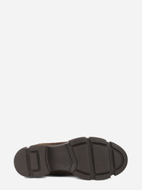 Chelsea boot in nabuk marrone