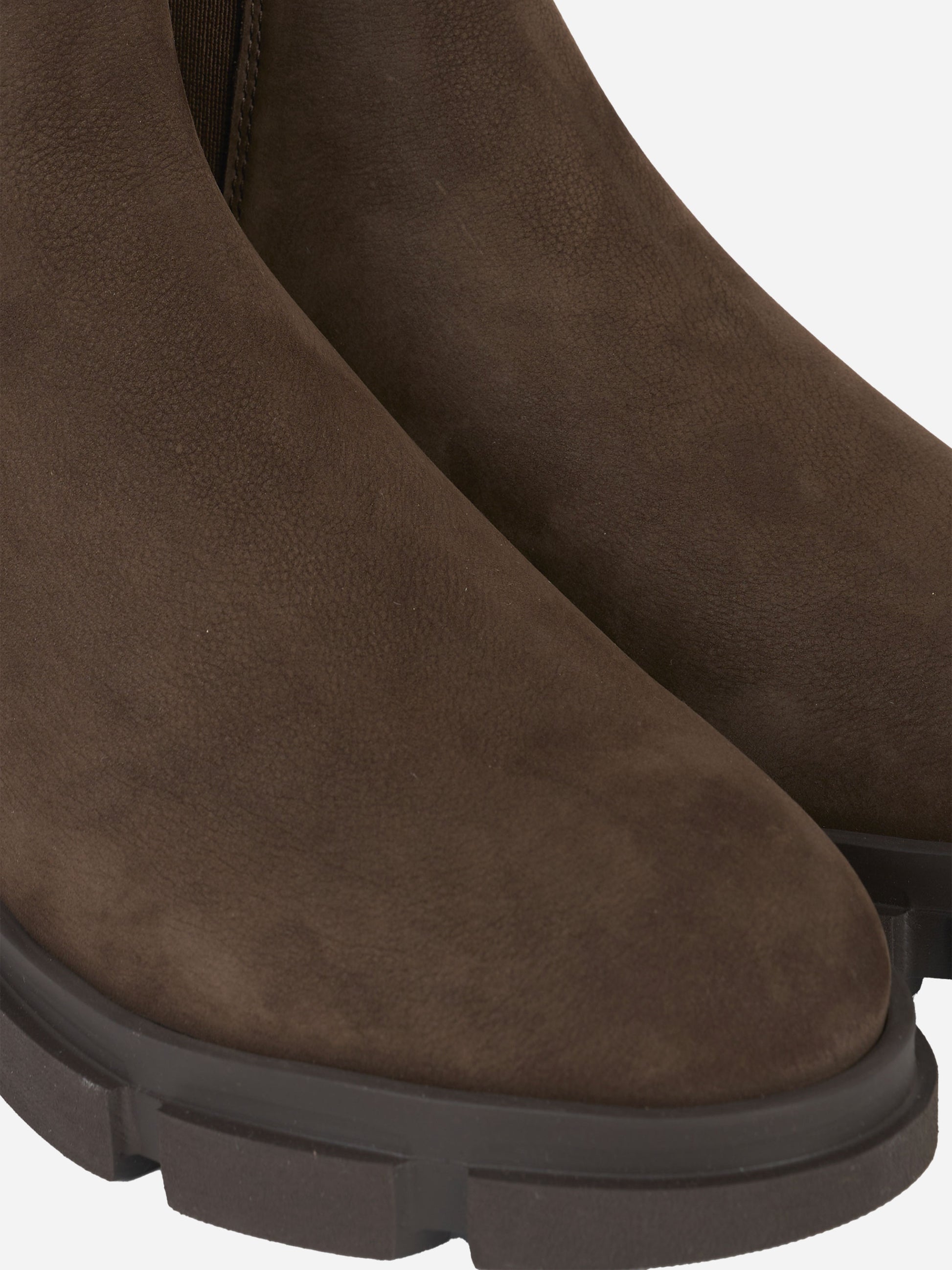 Chelsea boot in nabuk marrone