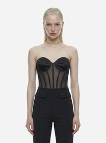 Collana in strass con logo