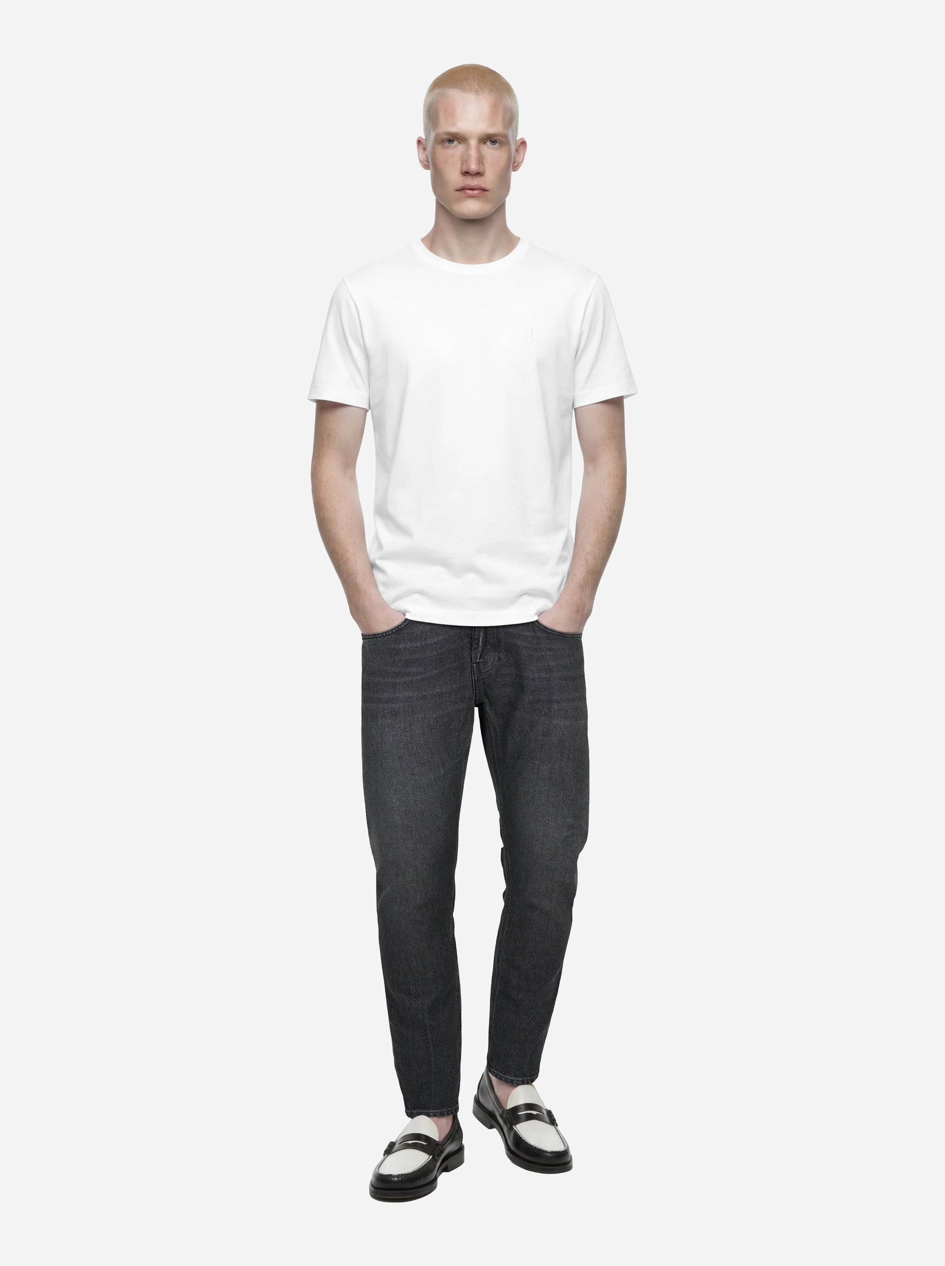 Jeans Dian Slim fit in denim stretch Nero