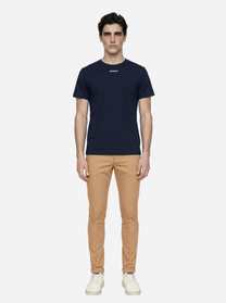 Pantalone gaubert in cotone stretch beige