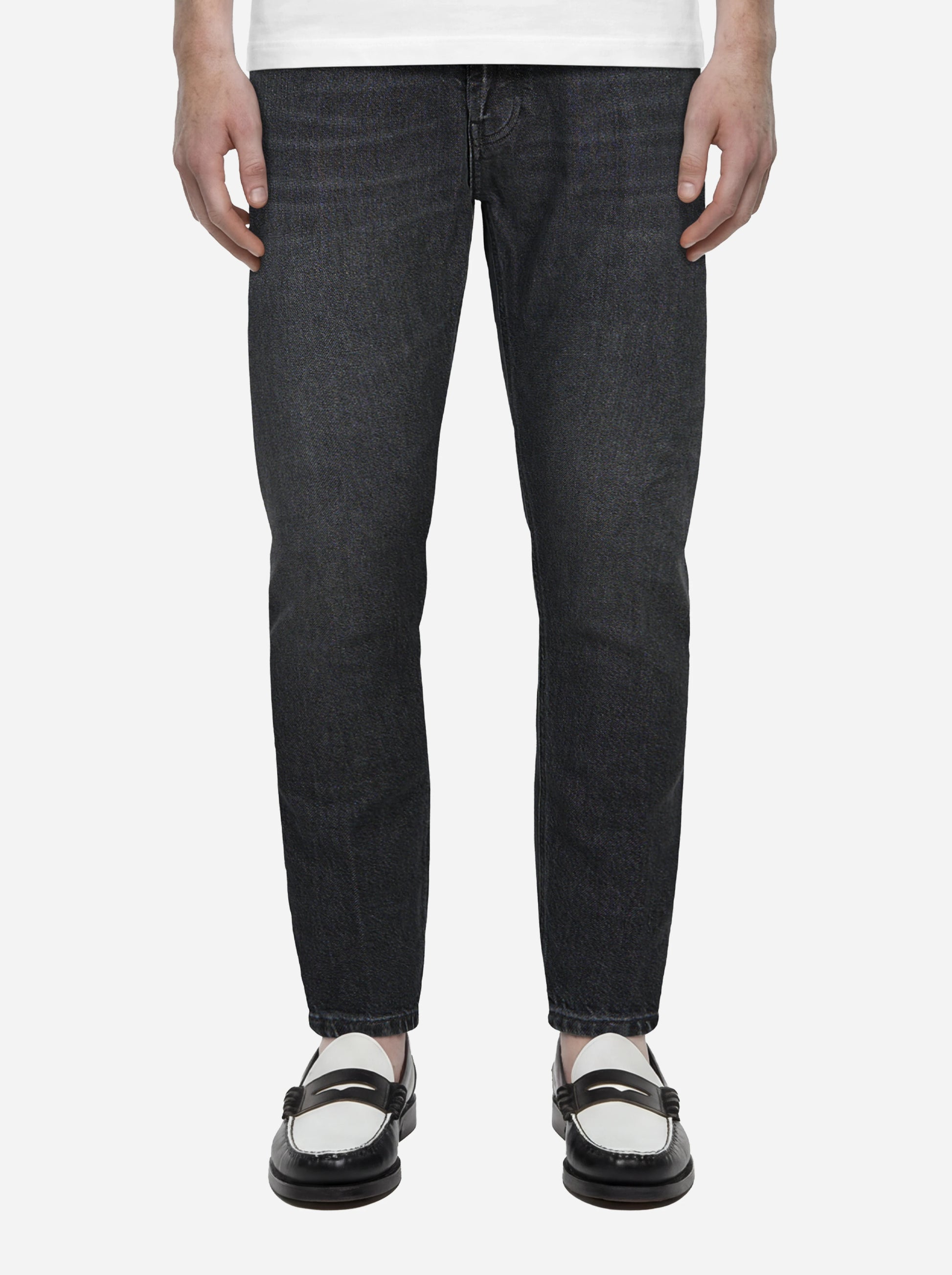 Jeans Dian Slim fit in denim stretch Nero