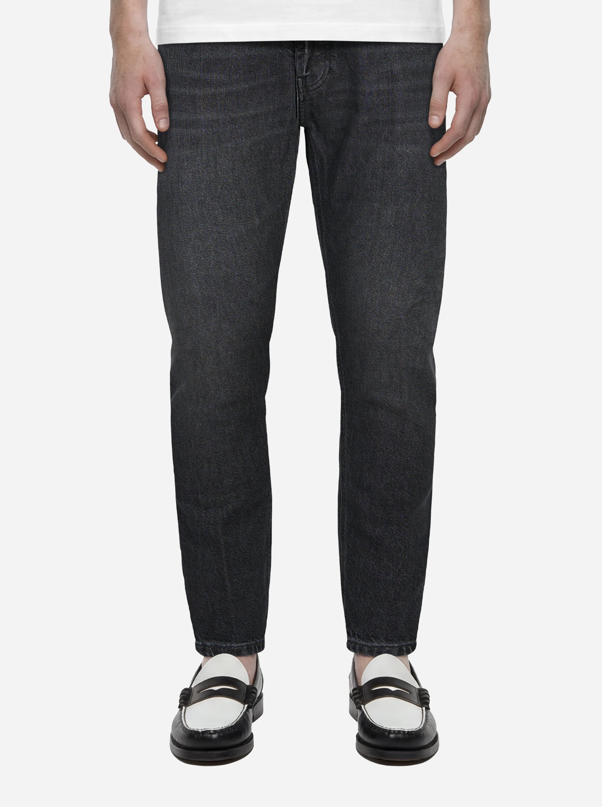 Jeans Dian Slim fit in denim stretch Nero