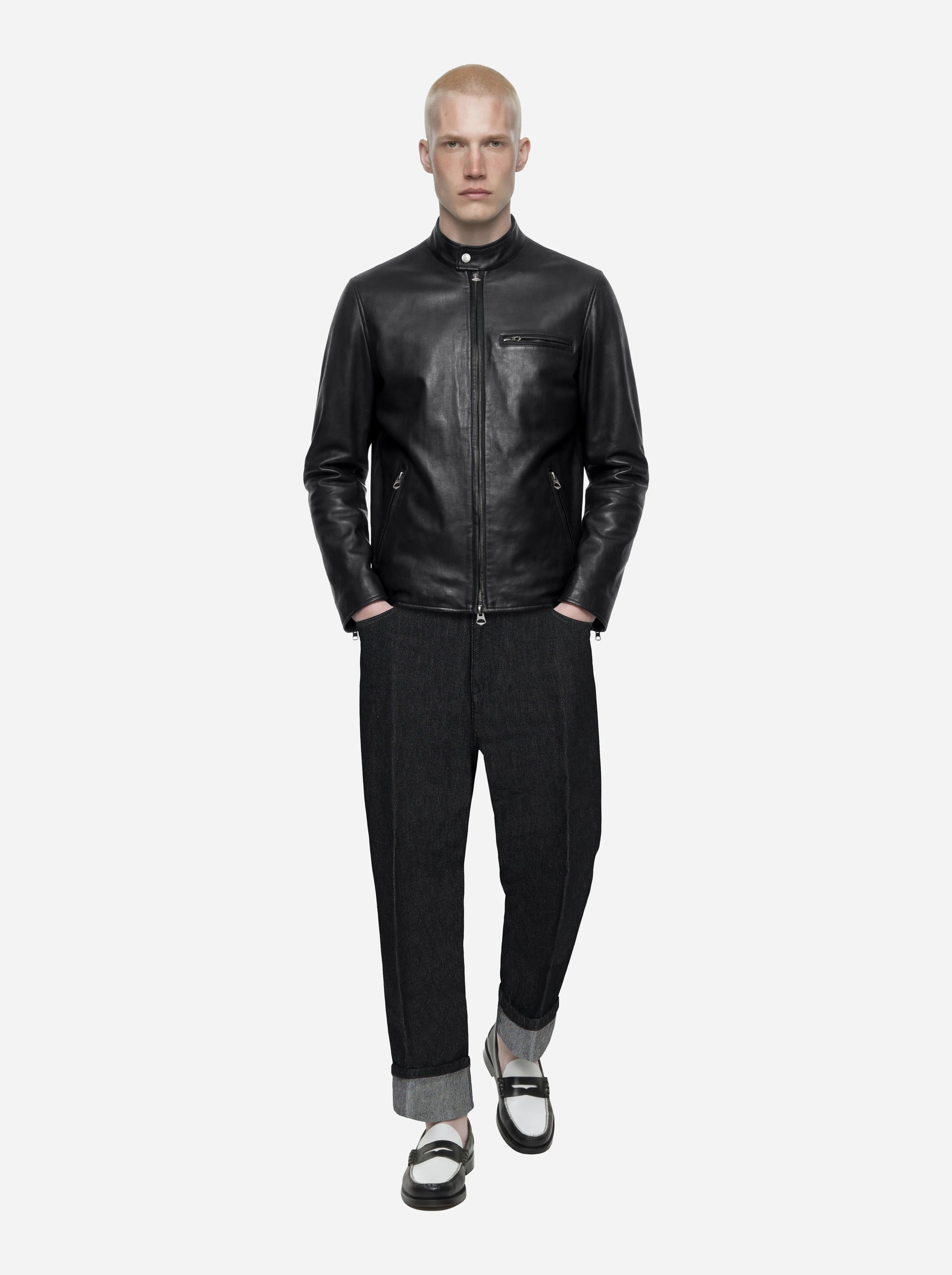 Biker Jackie nappa vegana leggera