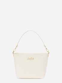 Borsa a spalla Aline in pelle bianca