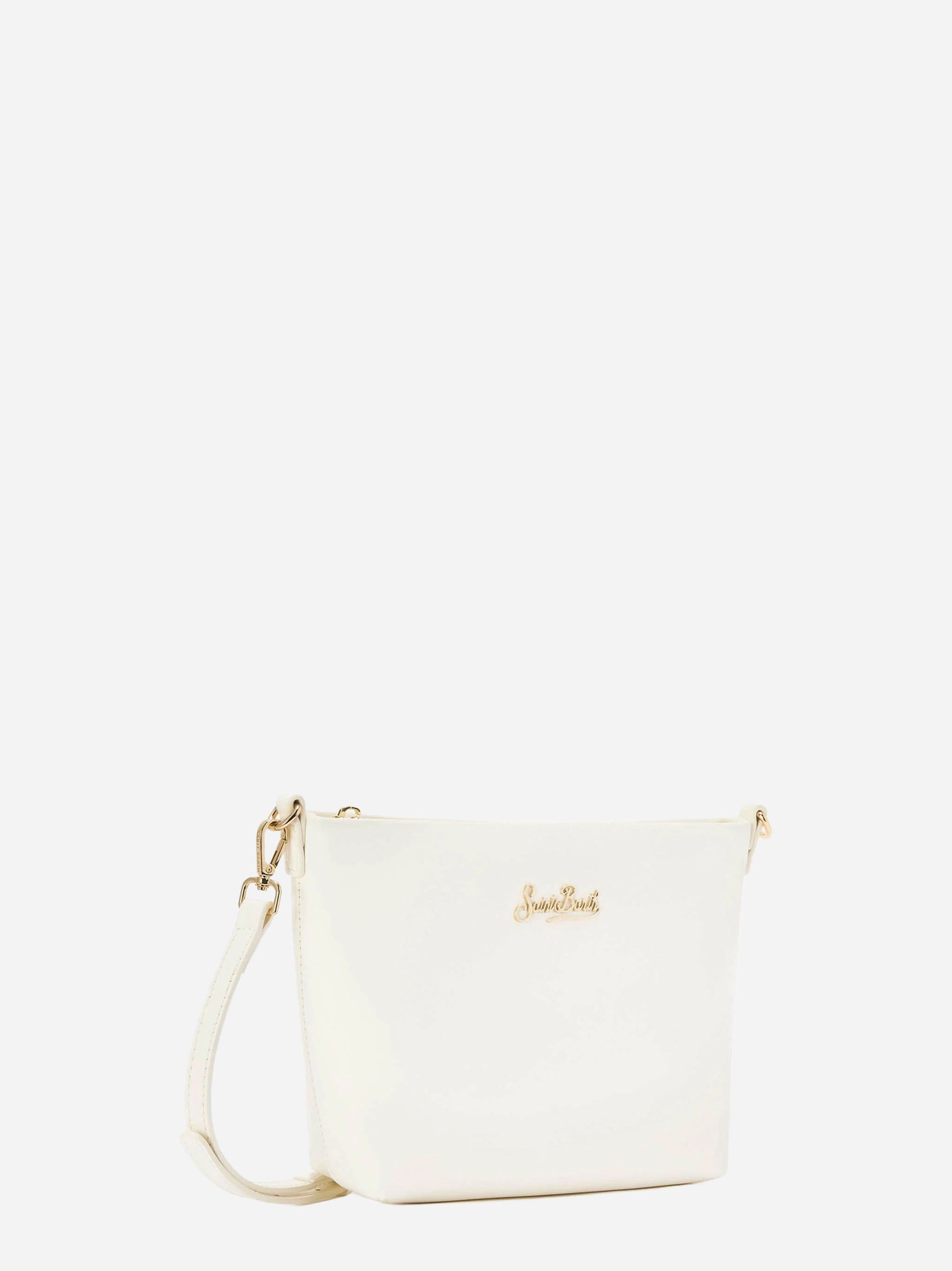 Borsa a spalla Aline in pelle bianca