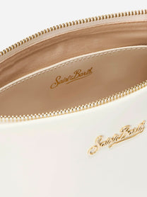 Borsa a spalla Aline in pelle bianca