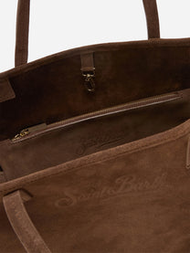 Borsa City regular in camoscio marrone