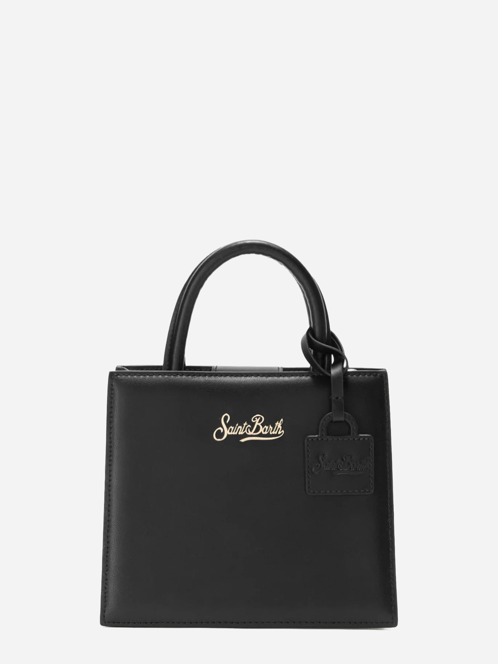 Shop Bag Mini in pelle nera