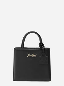 Shop Bag Mini in pelle nera