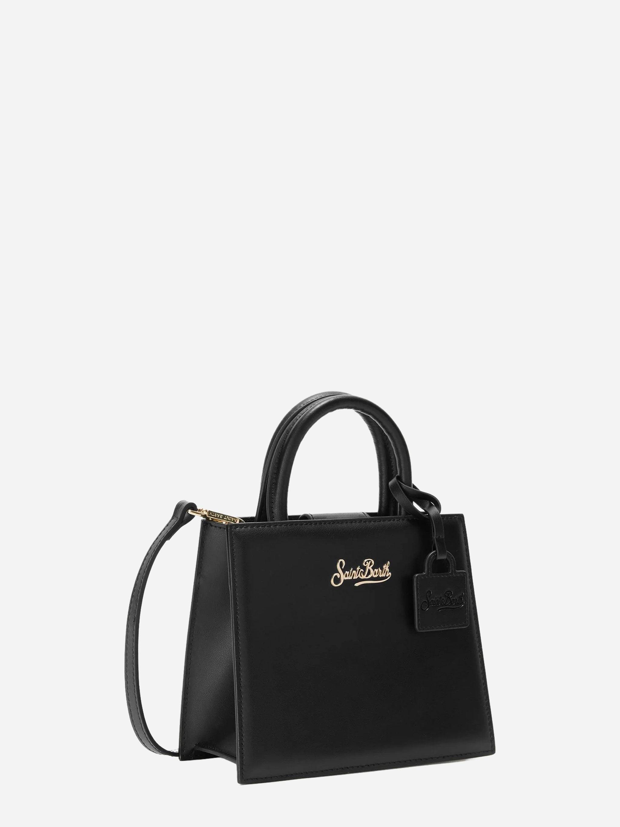 Shop Bag Mini in pelle nera