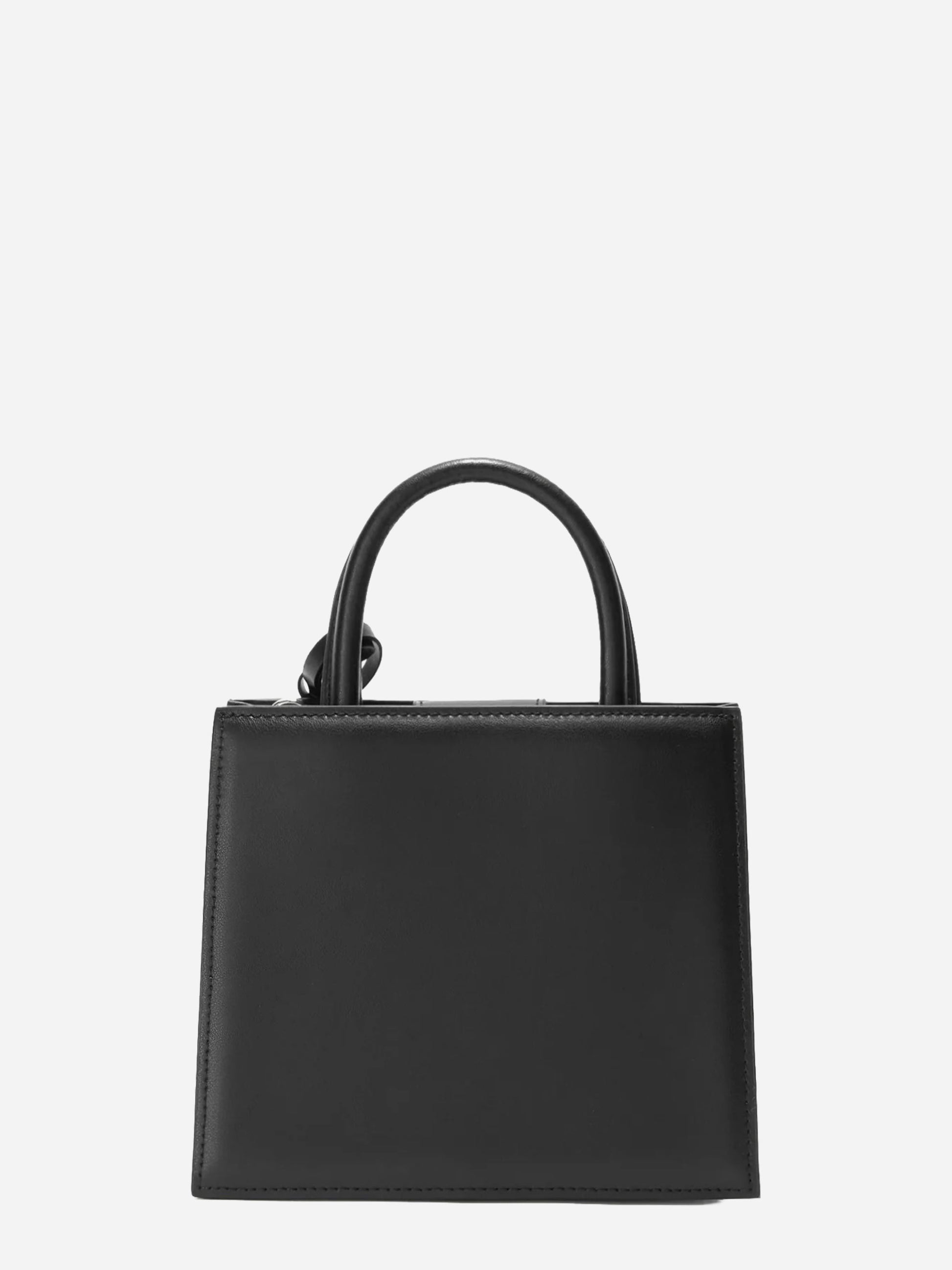 Shop Bag Mini in pelle nera