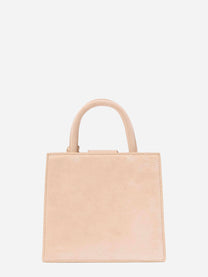Shop Bag Mini in suede beige