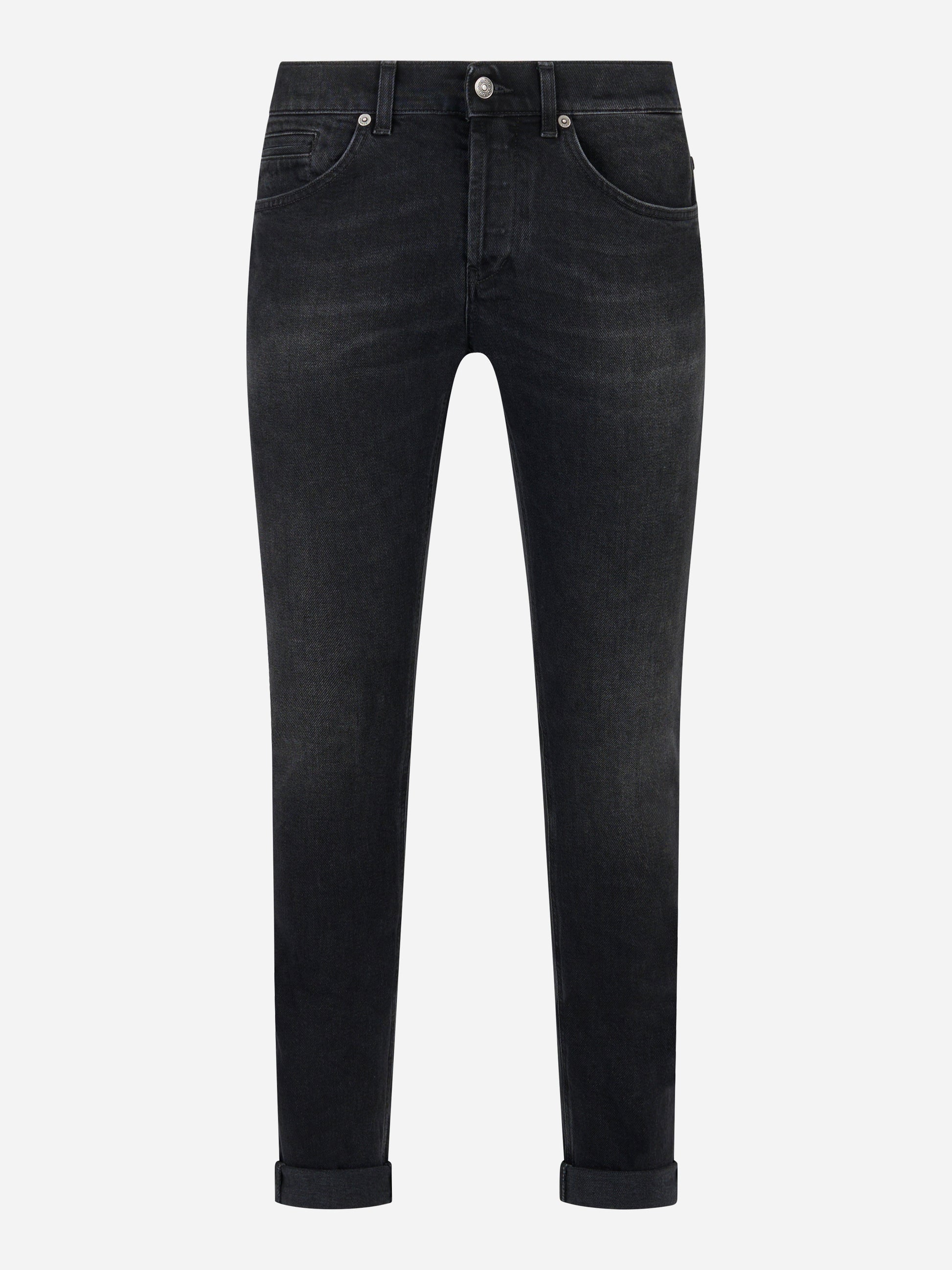 Jeans skinny fit George in denim stretch nero