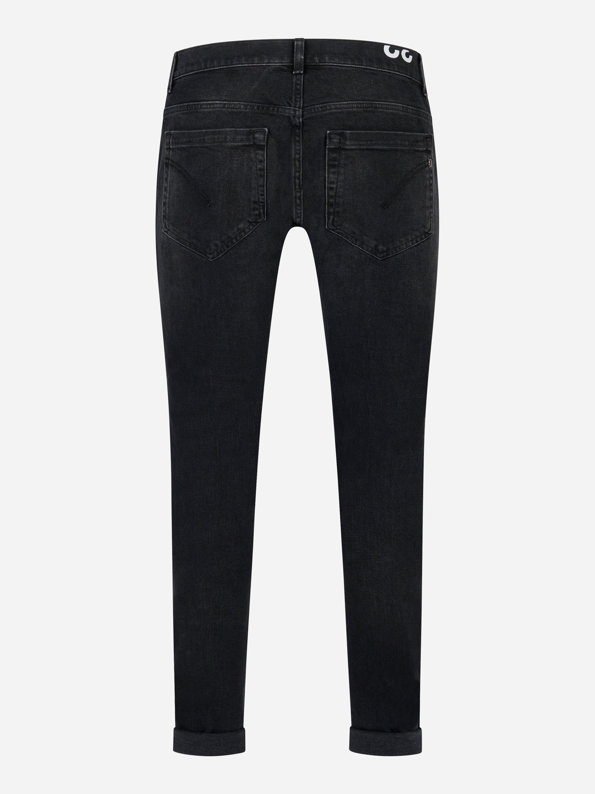 Jeans skinny fit George in denim stretch nero