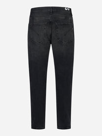 Jeans carrot fit Brighton in denim fermo nero