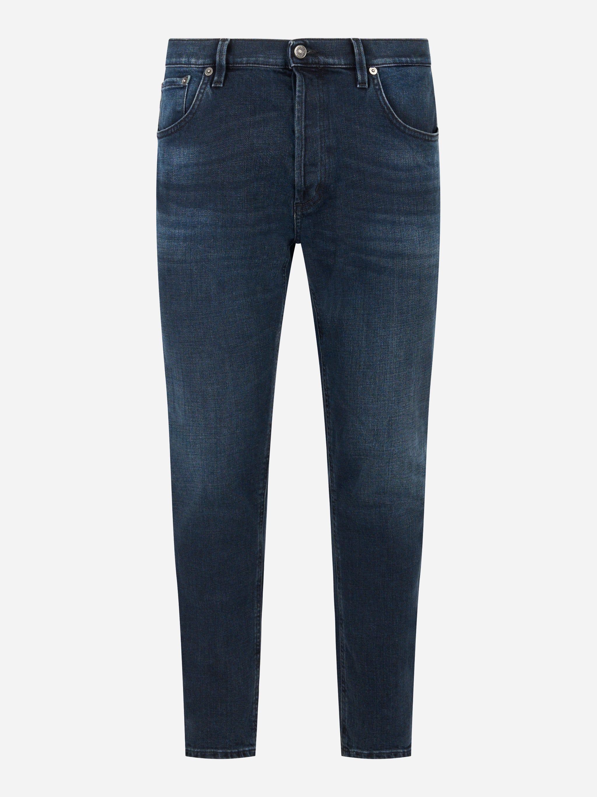 Jeans carrot fit Brighton in denim stretch blu black