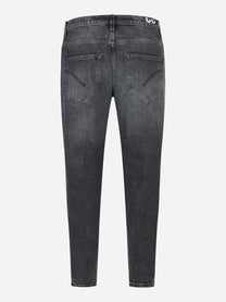 Jeans carrot fit Brighton in denim stretch grigio