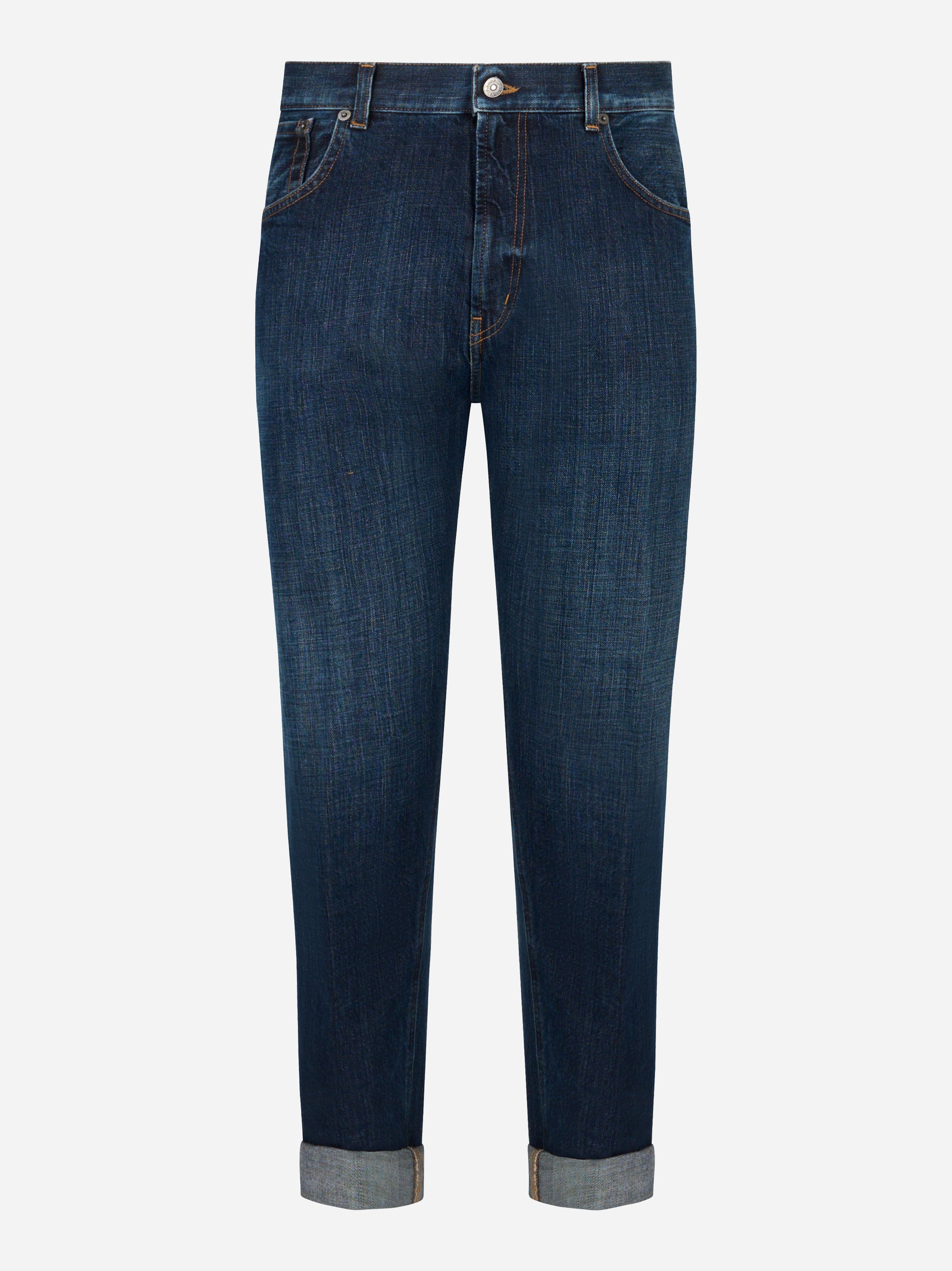 Jeans loose fit Erwin in denim fermo blu