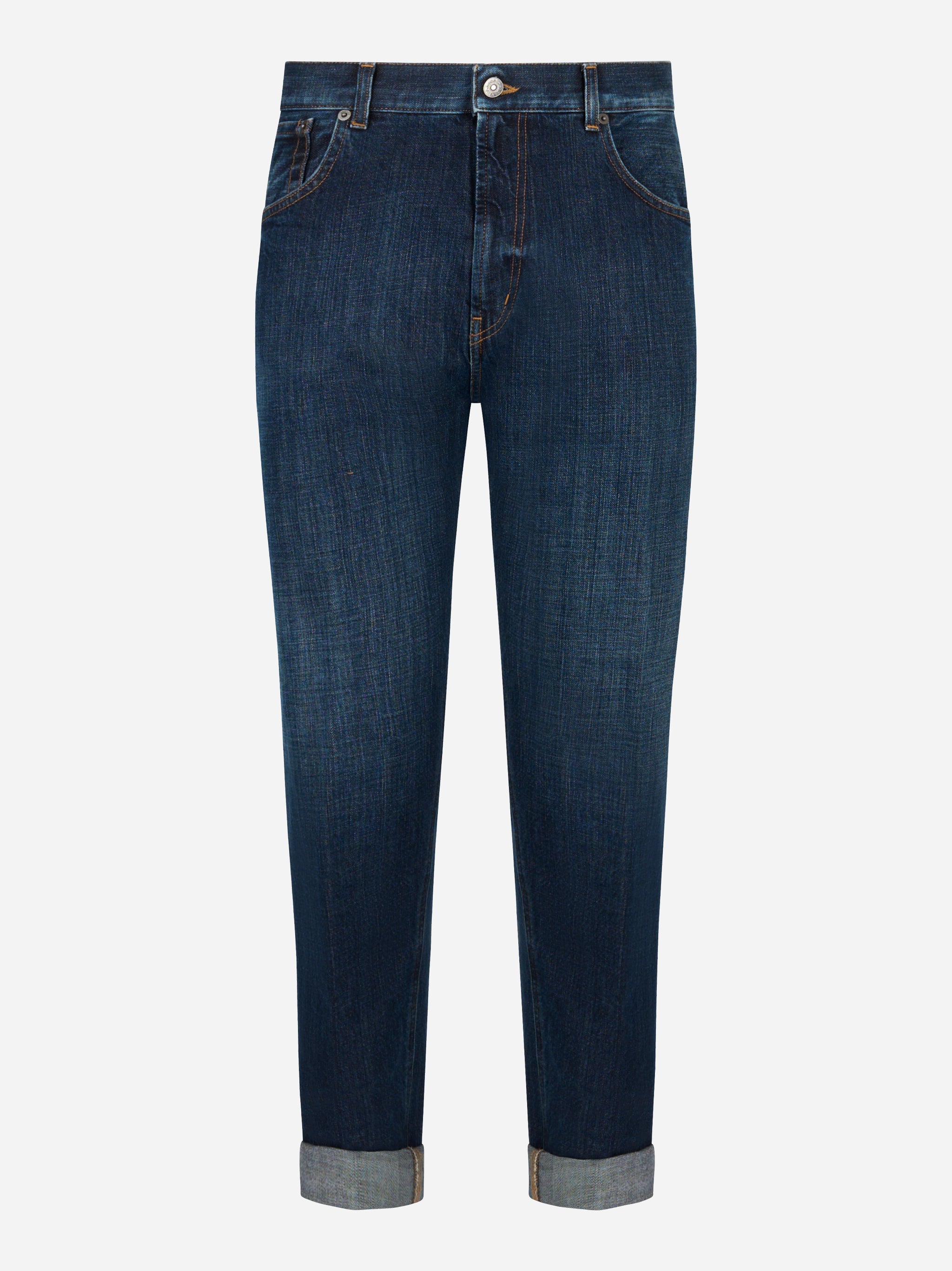 Jeans loose fit Erwin in denim fermo blu