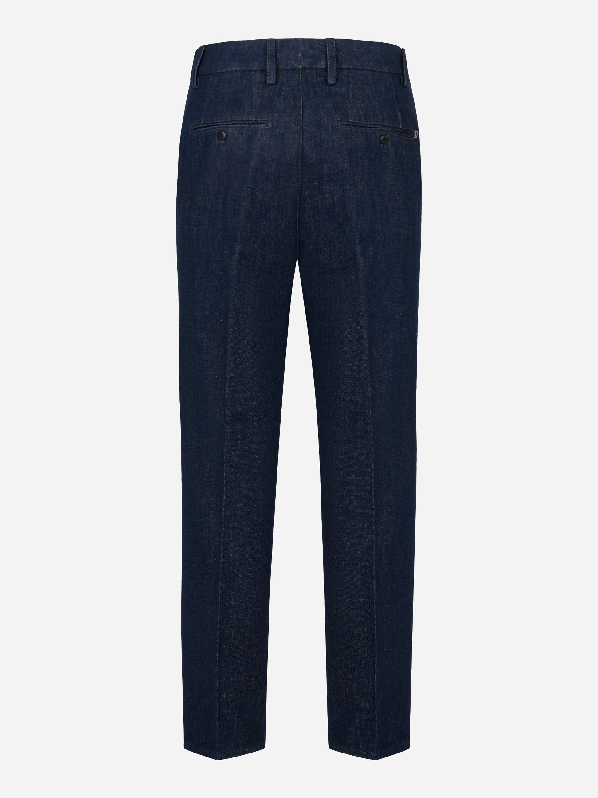 Pantalone regular fit James in denim blu