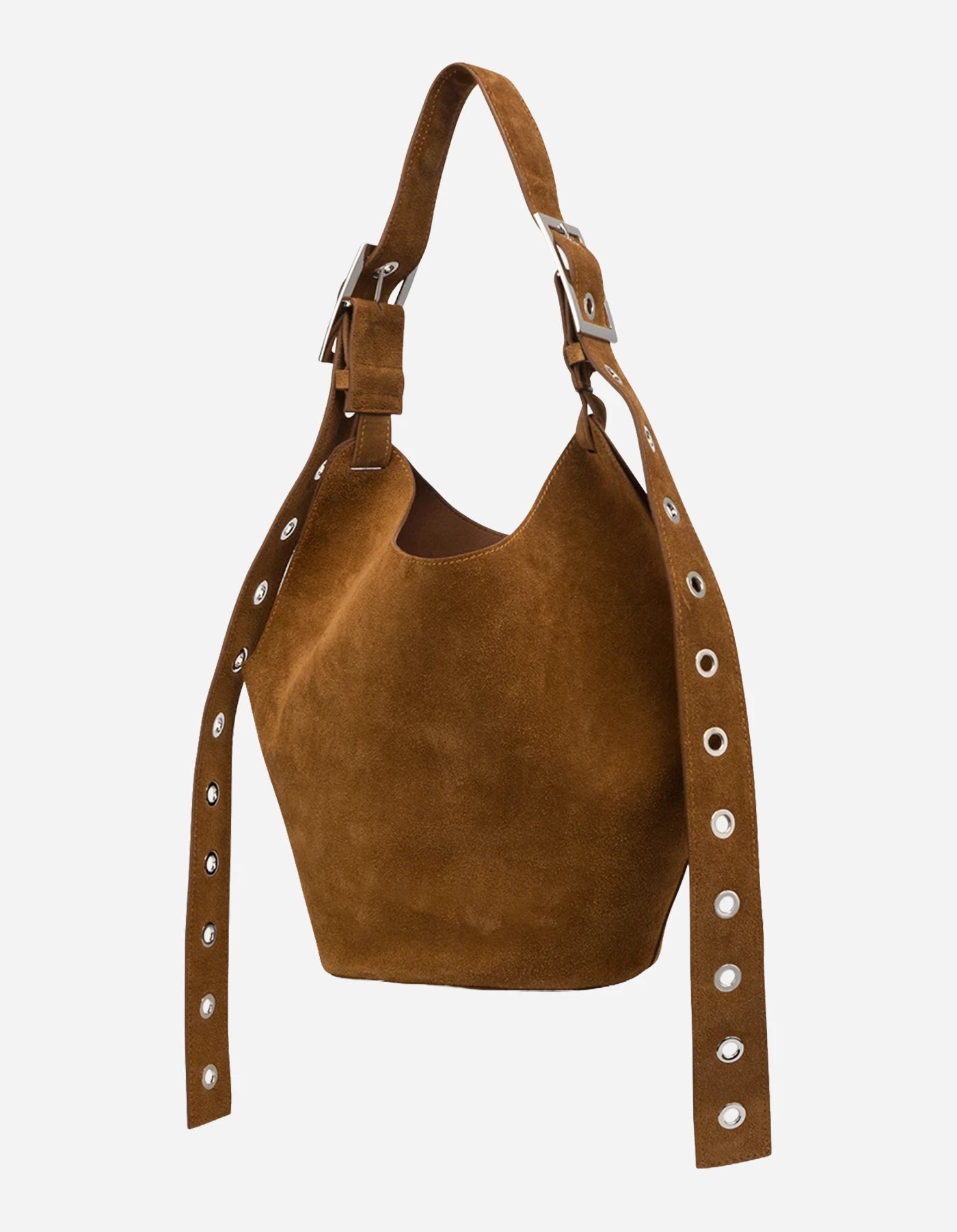 Borsa Big hobo in crosta beige
