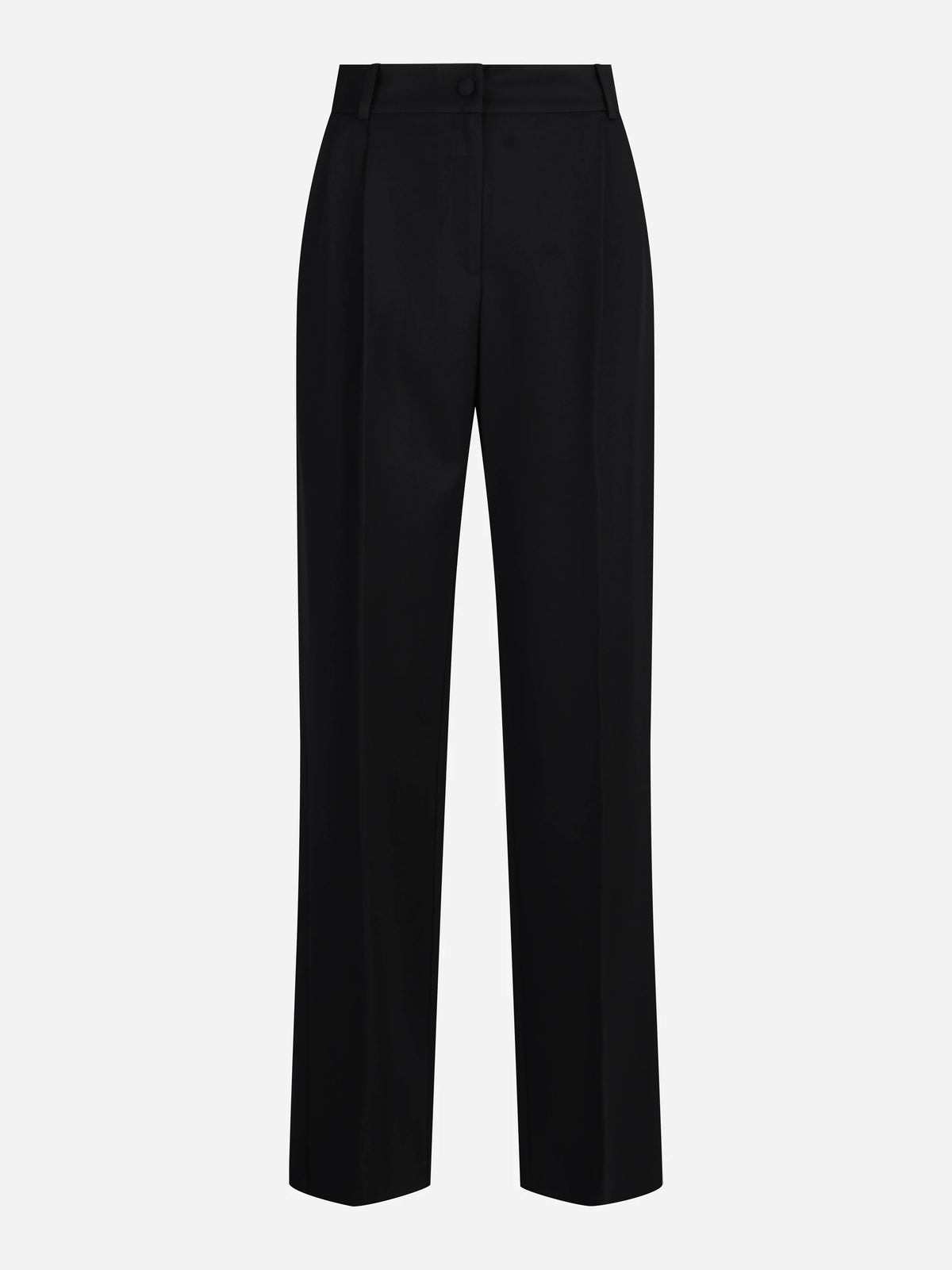 Pantalone sartoriale a gamba dritta nero - vista frontale