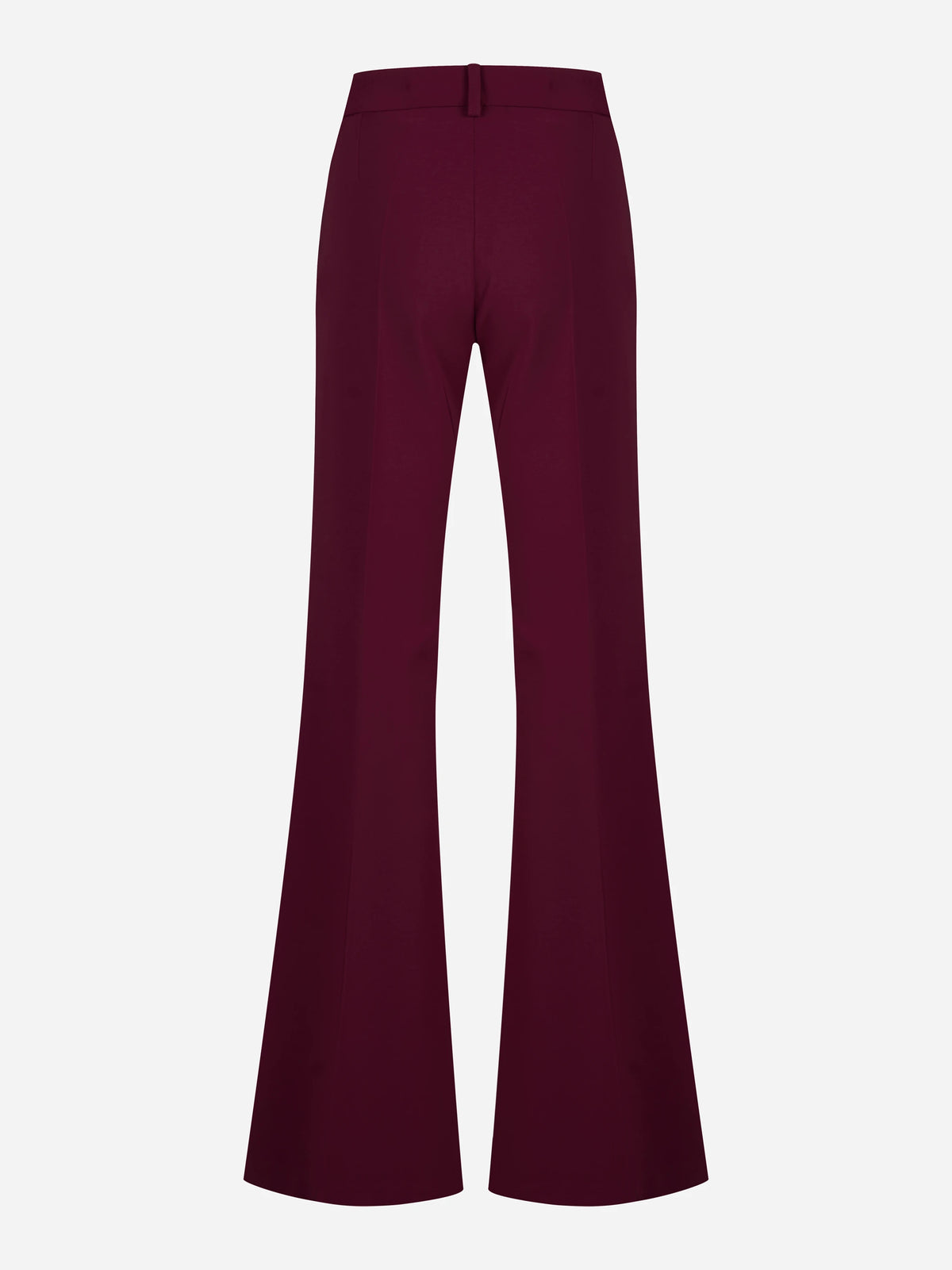 Pantalone flare bordeaux - dettaglio del prodotto