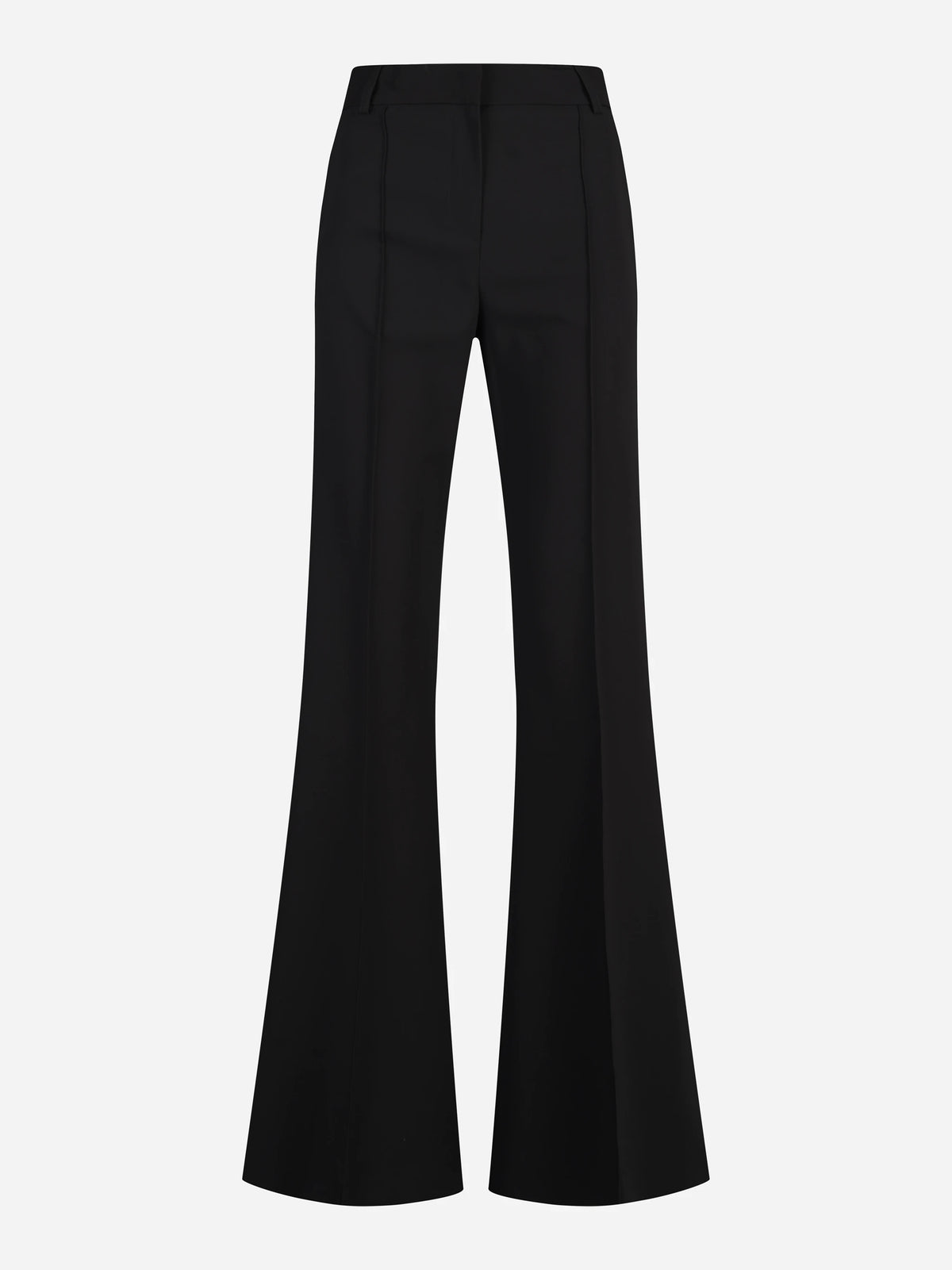 Pantalone flare nero - vista frontale