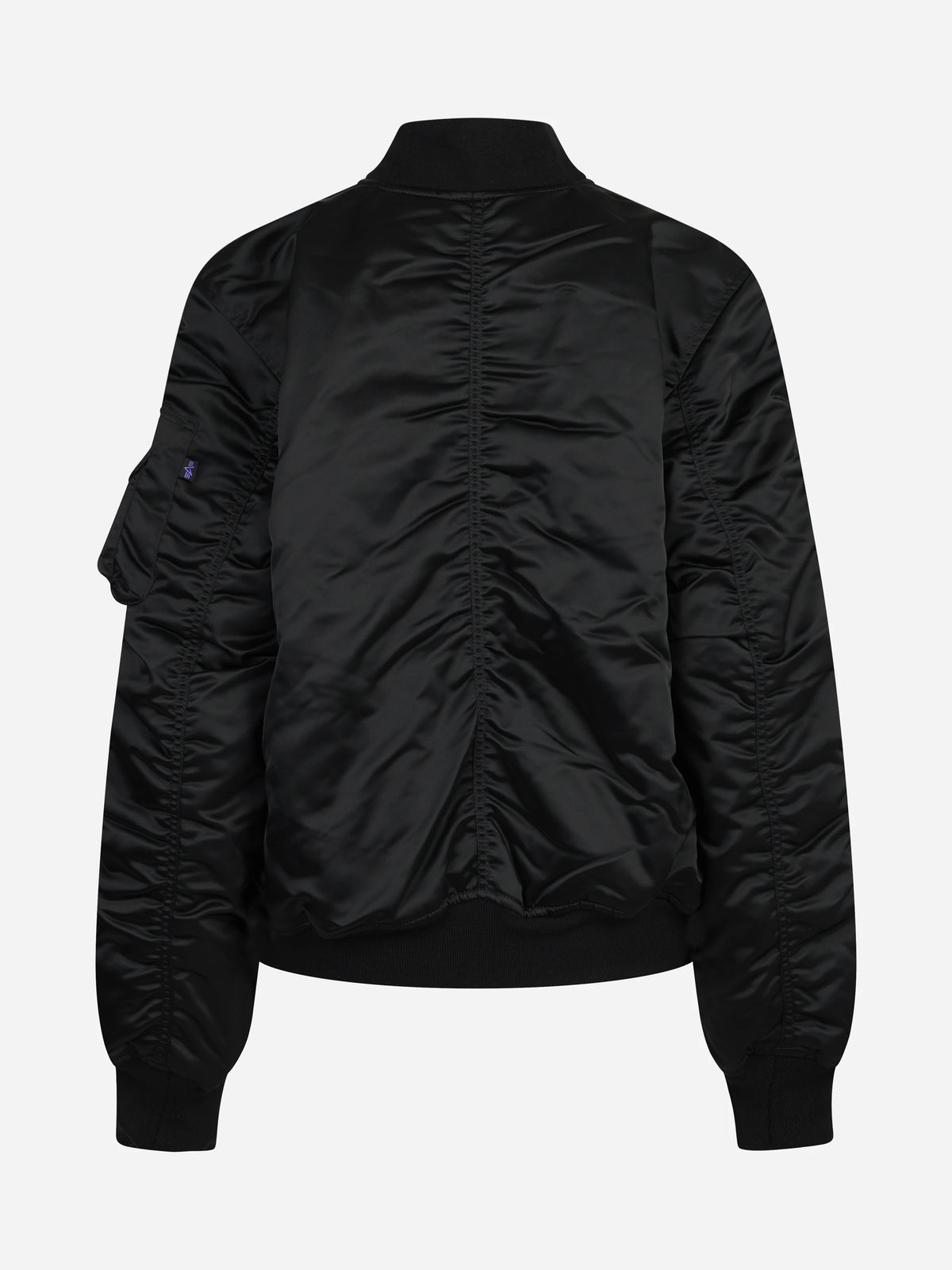 Bomber MA-1 UV in nylon nero - vista posteriore