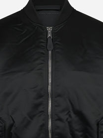 Bomber MA-1 UV in nylon nero - dettaglio del prodotto
