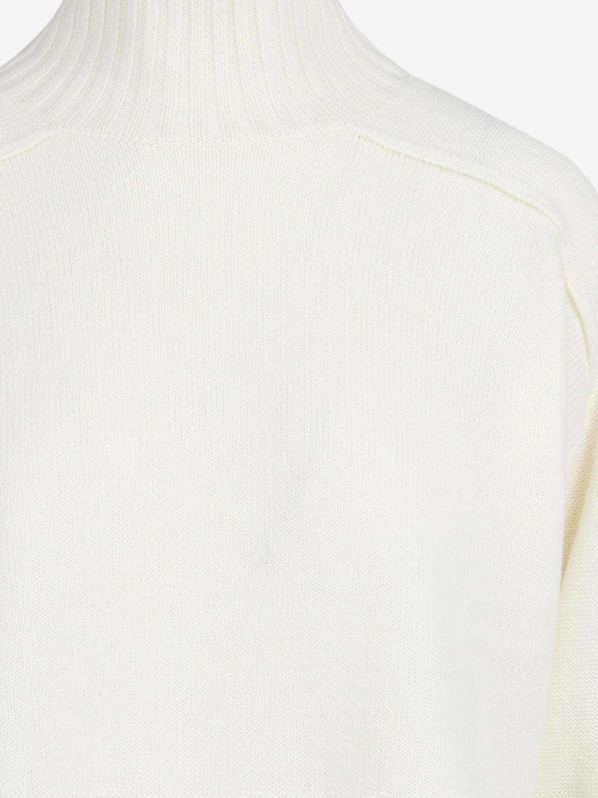 Maglia Tirolo a collo alto bianca - dettaglio del prodotto