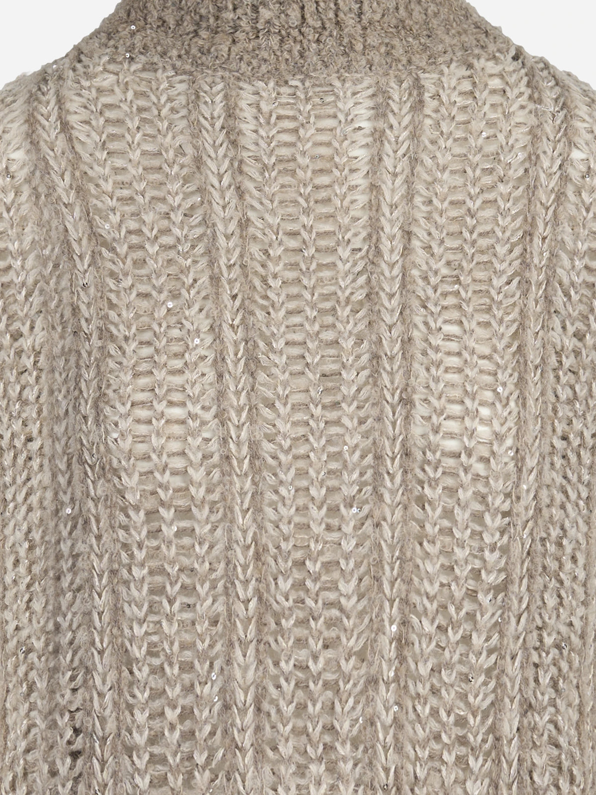 Maglia Gallura a collo alto in misto alpaca - dettaglio del prodotto