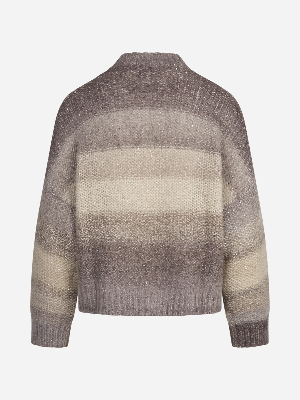 Maglia Loira a fasce sfumate in misto alpaca - vista posteriore