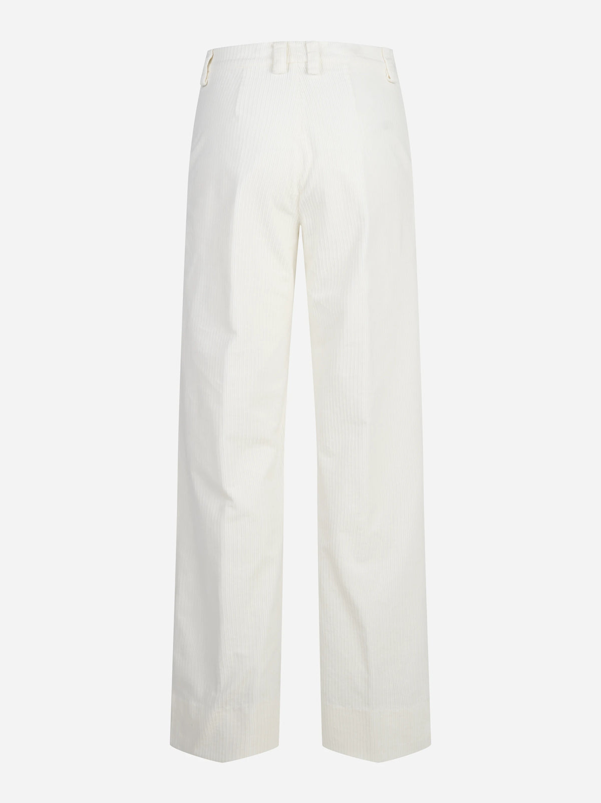 Pantaloni Rubiera in cotone stretch bianchi - vista posteriore
