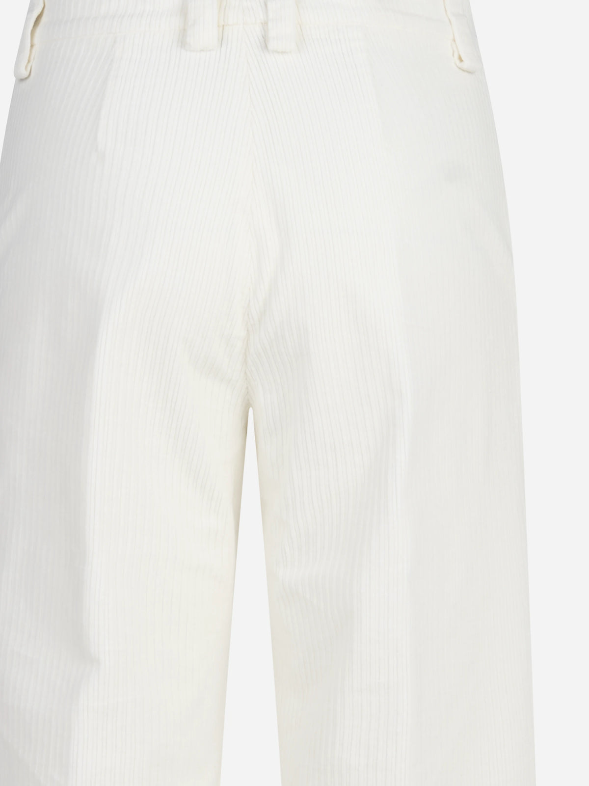 Pantaloni Rubiera in cotone stretch bianchi - dettaglio del prodotto