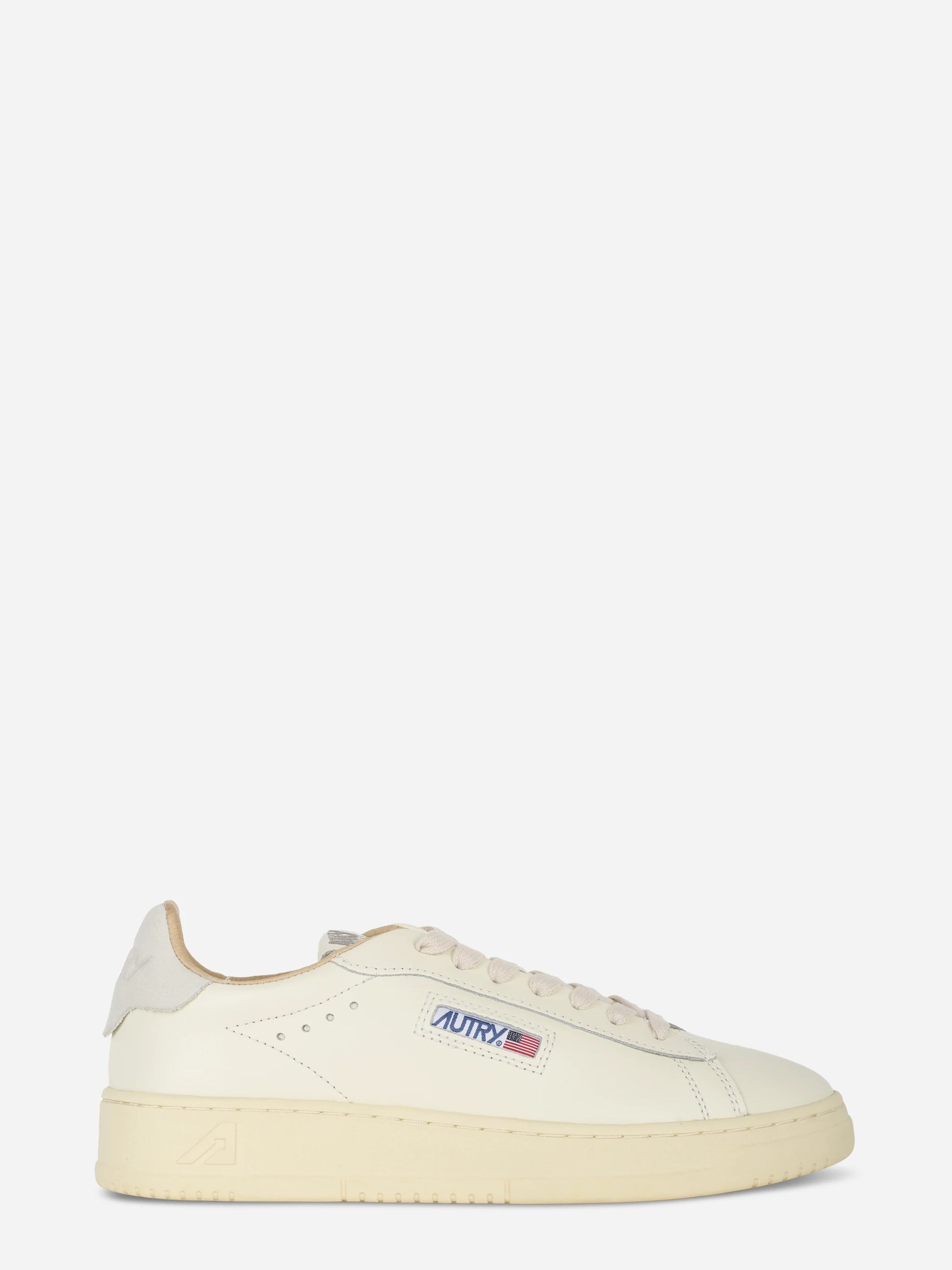 Sneakers Dallas Low In Pelle Bianca